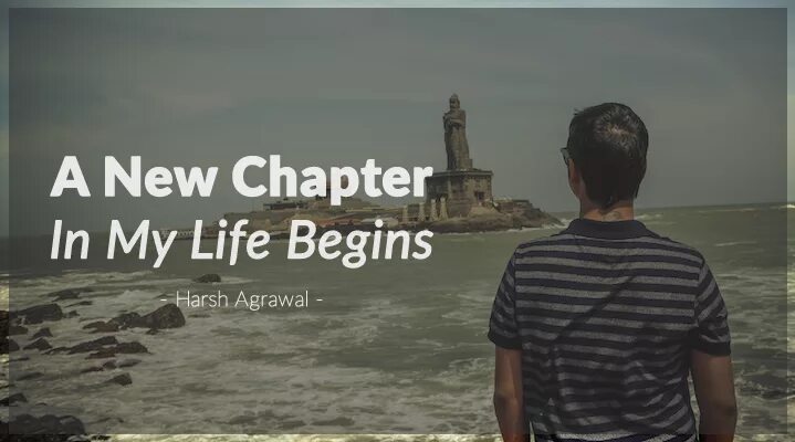 Beginning of new life. New chapter. new chapter of my life. new chapter in life. new life begins.