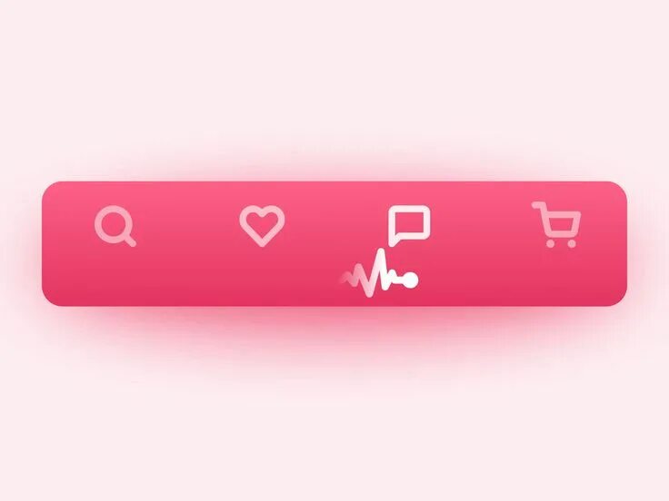 Bottom Navigation/ Tab Bar concept for Zappfresh Mobile App by Arpit Gupta Mobil
