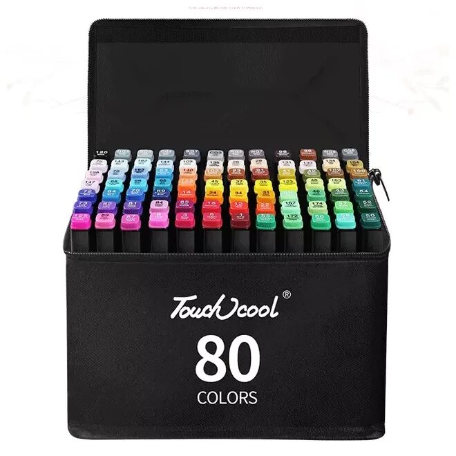 Двухсторонние фломастеры для скетчинга. Маркеры touch 80 pcs. маркеры для скетчинга touch cool 80 шт. маркеры touch cool 168 цветов. маркеры тоуч кул 80 цветов.