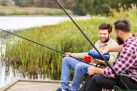 Friend fishing
