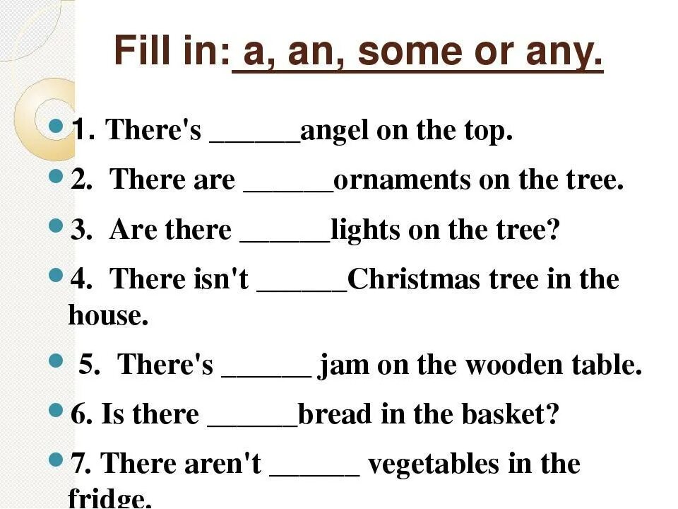 Fill in whatever. Some any упражнения. Some any задания. There is there are упражнения. Some any no упражнения.