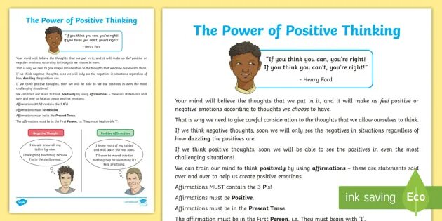 Think or thinking exercises