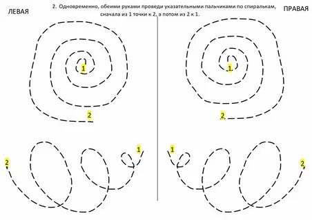 Упражнения для обоих полушарий
