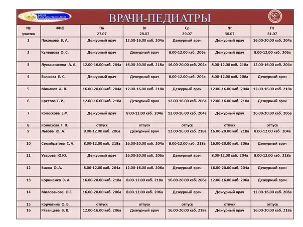 Маяковского 61 расписание врачей поликлиники язда. Расписание врачей детской поликлиники г. Вязники. Расписание работы врачей. Расписание поликлиники. График работы врача терапевта.