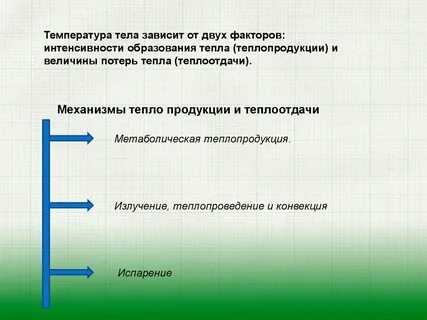 От чего зависит тепло