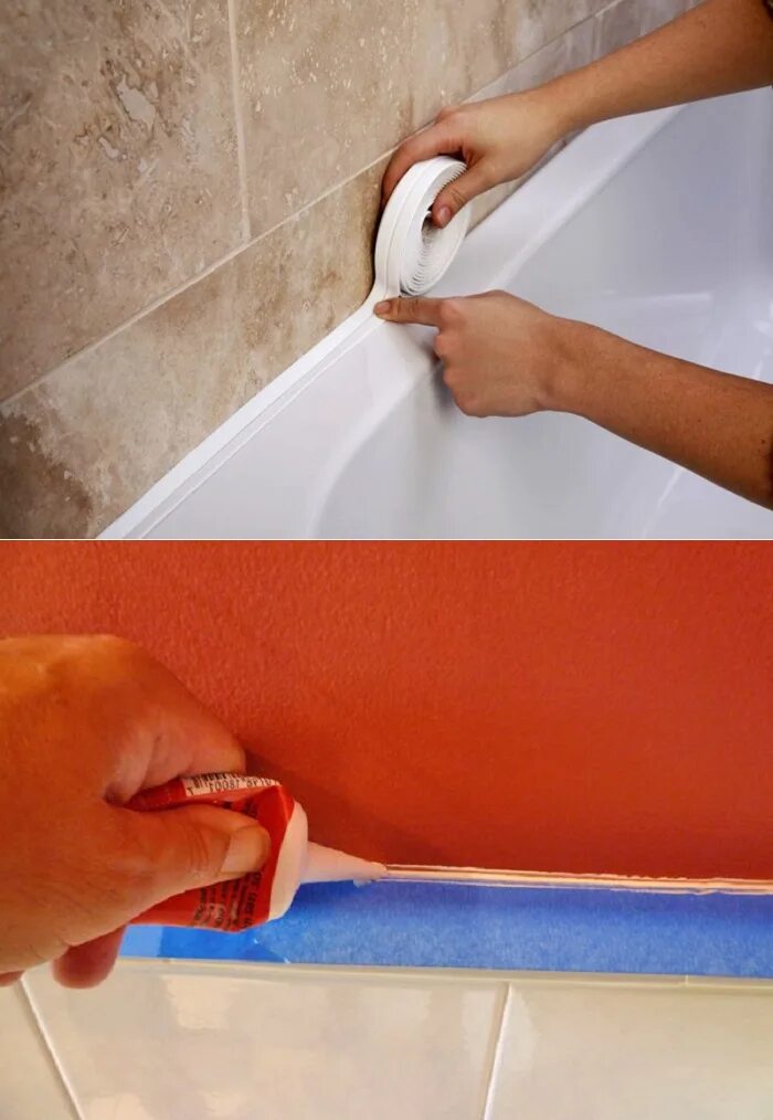 Чем можно замазать между. Галтель для ванны заделать щель 80 мм. Загерметизировать стык ванны и стены. Стык между ванной и стеной. Шов между ванной и стеной.