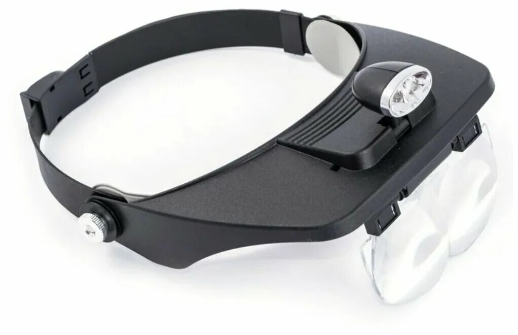 5x/11. лупа налобная с подсветкой mg81007. 5/3. 5-7х, подсветка). лупа налобная с led подсветкой.