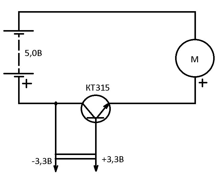 Индикатор разрыва цепи на транзисторе. Транзистор в цепи. Разрыв цепи при подаче напряжения на транзисторах. Схема разрыва цепи транзисторами. Напряжение 3.3 вольт