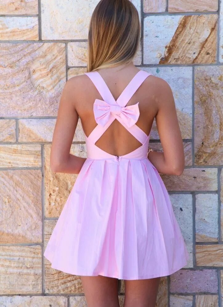 Розовый топ с бантиками. Розовое девчачье платье.