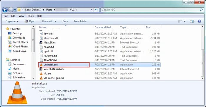 Лог файлы vlc. Vlc media player.
