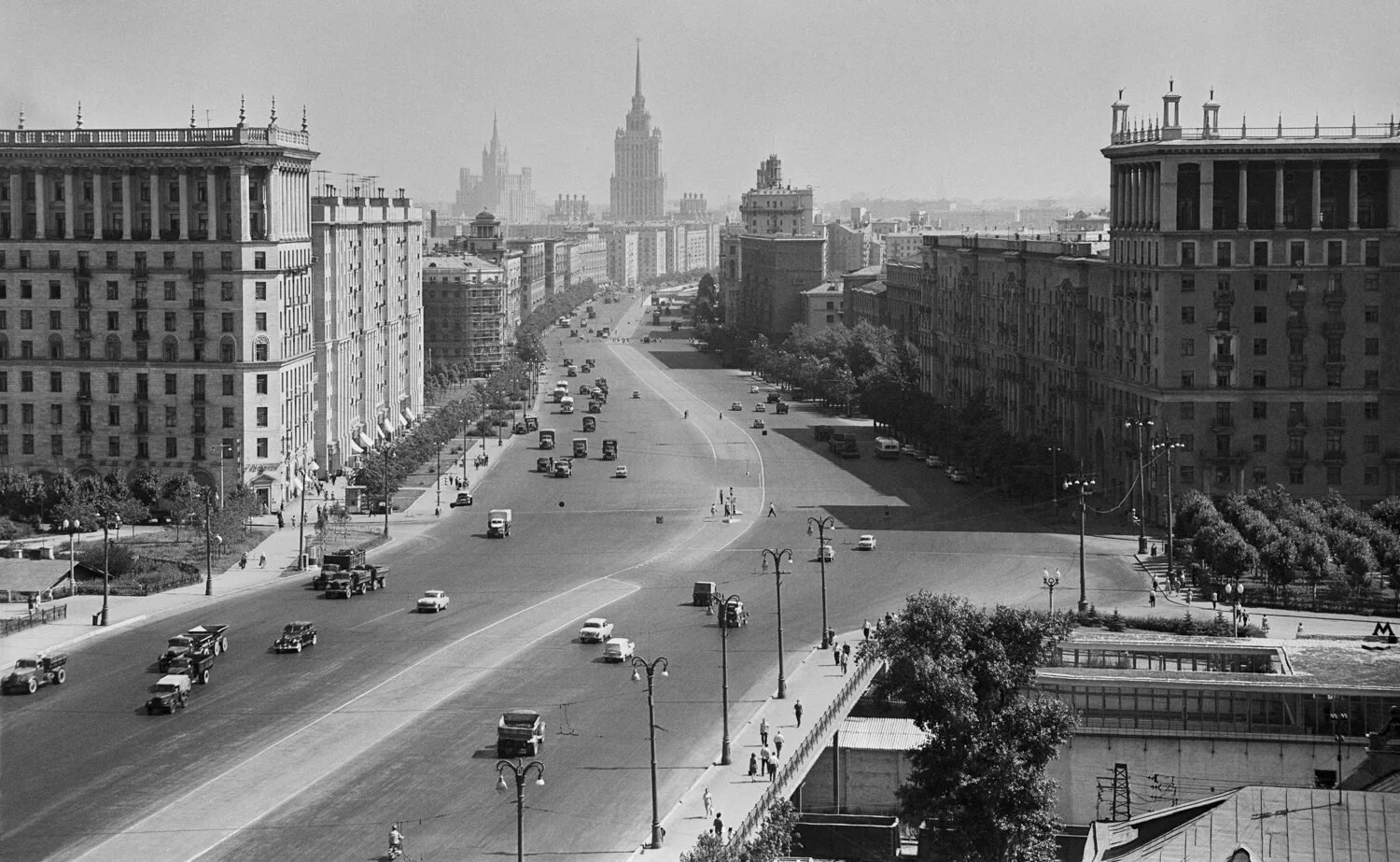 1950 году словами. Кутузовский проспект 1960. Кутузовский проспект 1960 годы. Кутузовский проспект 1965.