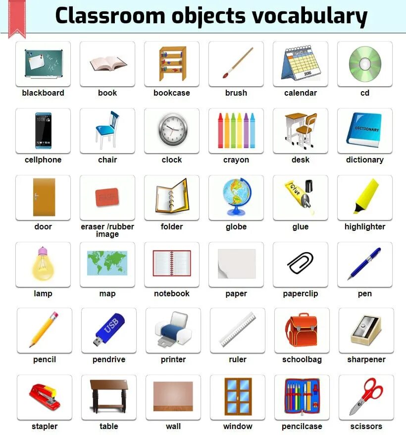 Classroom objects. Classroom objects на английском. classroom objects vocabulary. in a classroom предметы. classroom objects 2 класс.