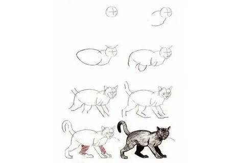 Как нарисовать кота 2 класс