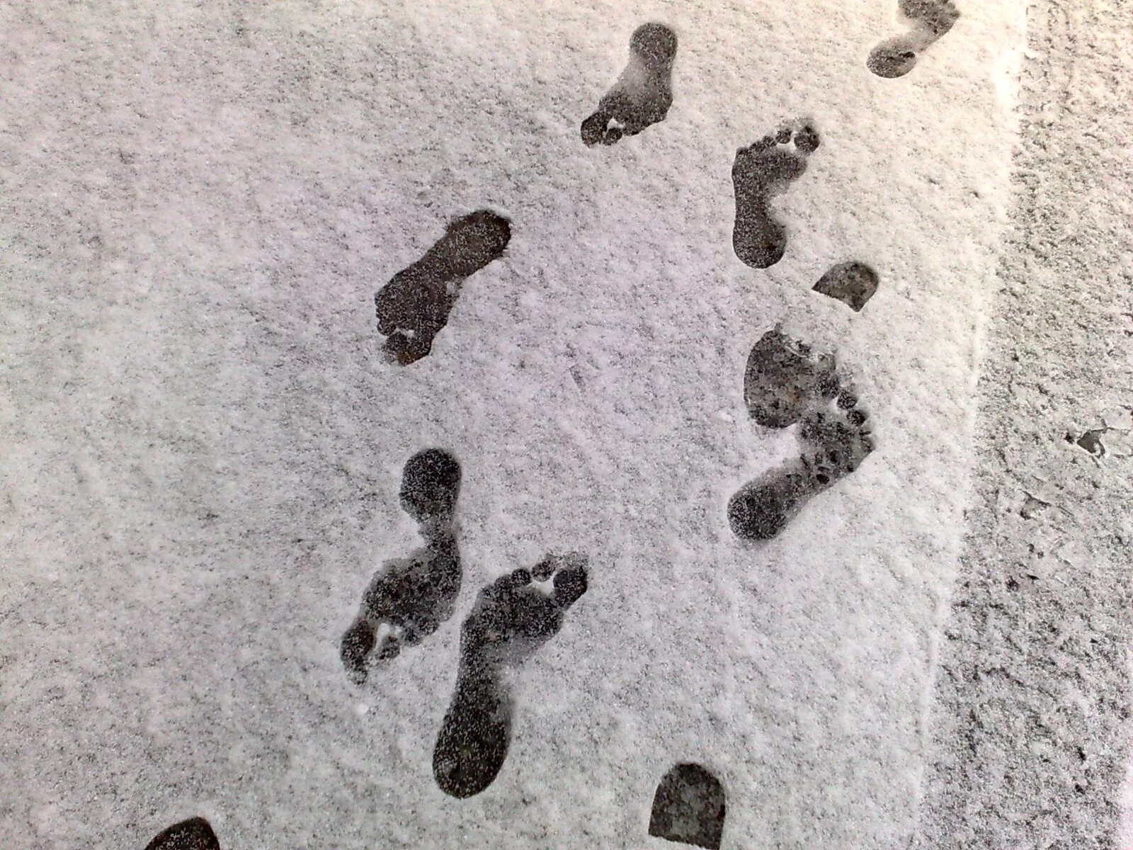 След нетленка. Следы человека на снегу. Следы босых ног. Отпечатки ног на снегу. След ноги человека на снегу.