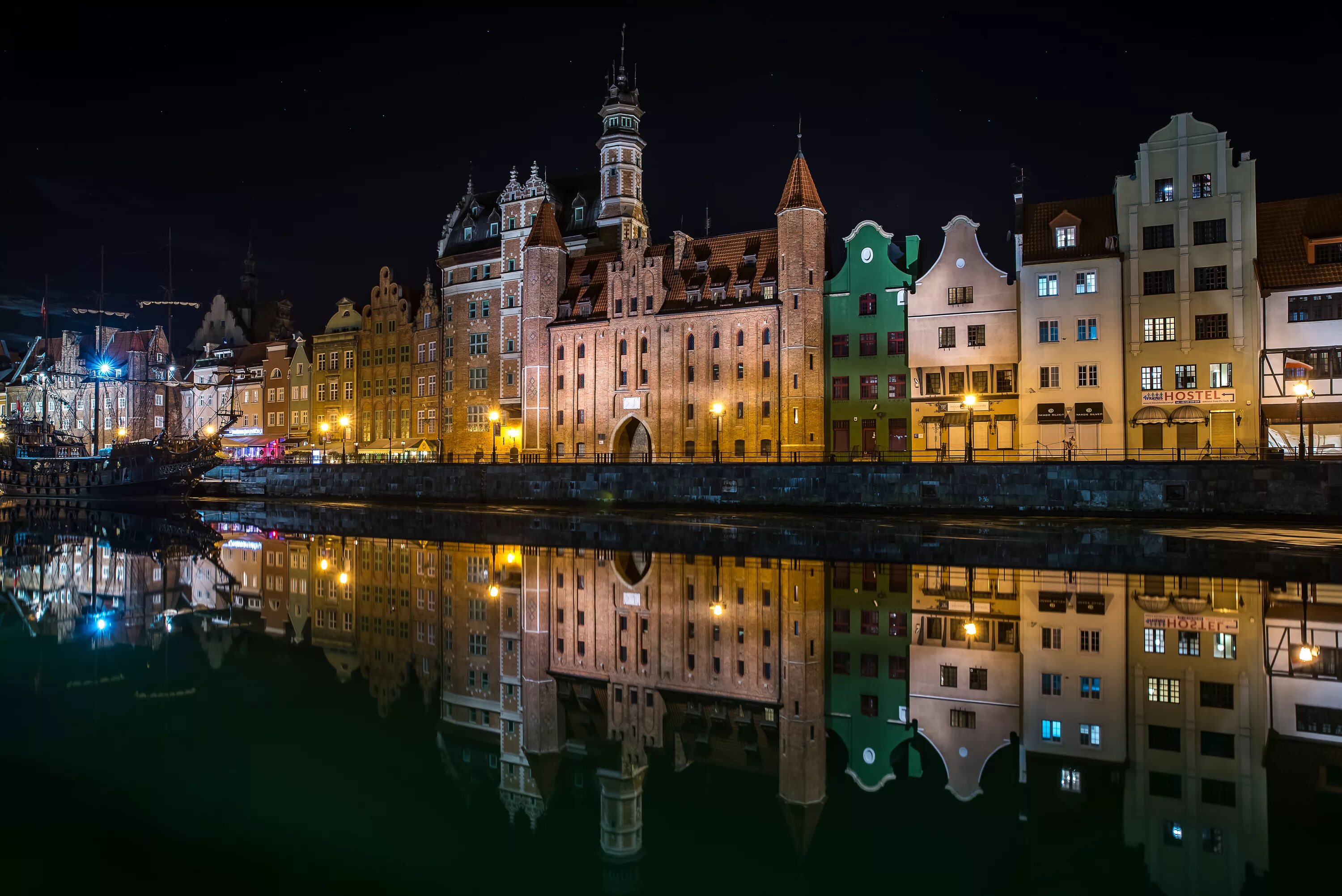 Пол города. Гданьск. город гданьск. польша. gdansk poland.