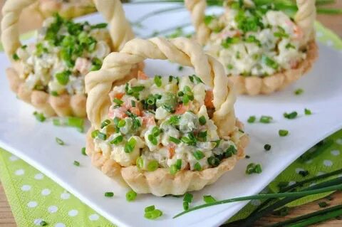 Вкусный рецепт корзиночек