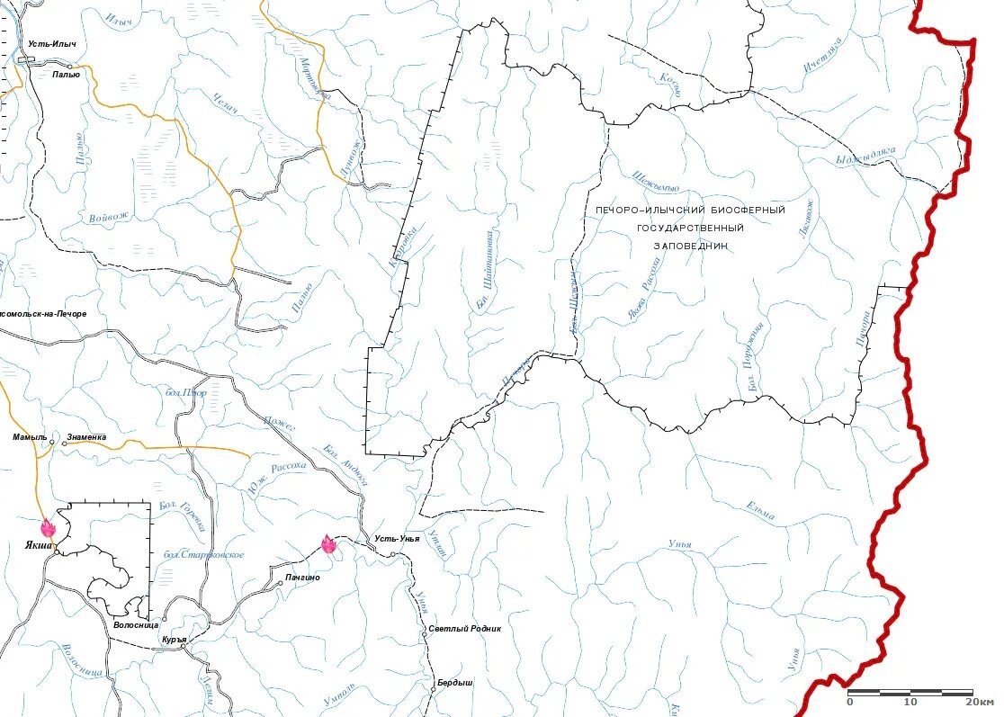 Карта Печоро Илычского заповедника. Границы Печоро-Илычского заповедника. Печоро-Илычский заповедник границы. Печоро-Илычский заповедник на карте. Карта печора коми
