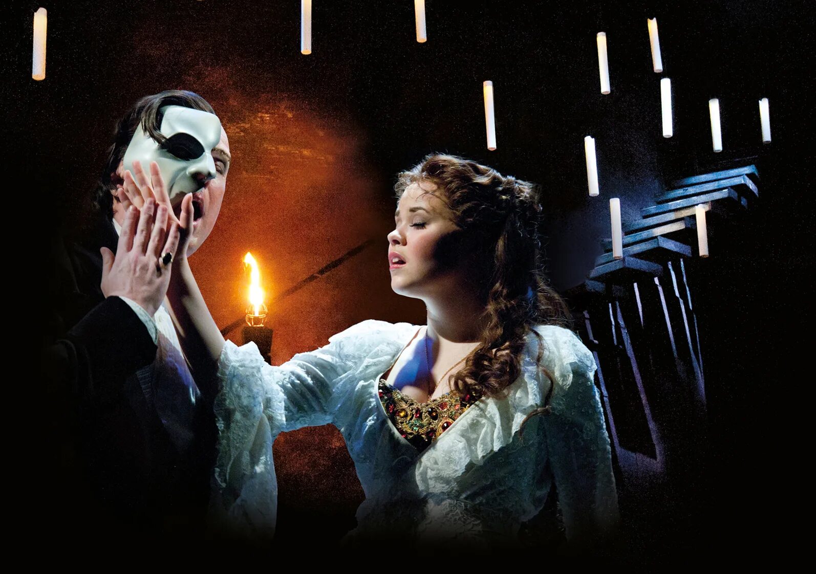 The phantom of the opera had a