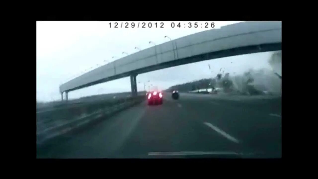 I crashed my car into the bridge