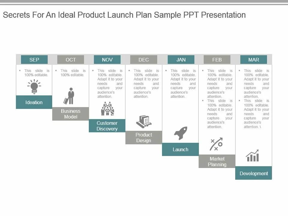Product Launch. Template Secret Top presentation. Market Launch Rocker. Launch plans