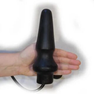 Rubberfashion Latex Butt Plug, Latex Plug XXL, Inflatable with Pump and Enh...