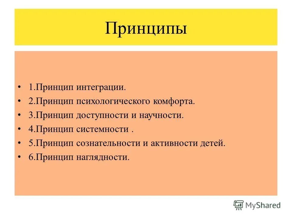 принцип четырех д