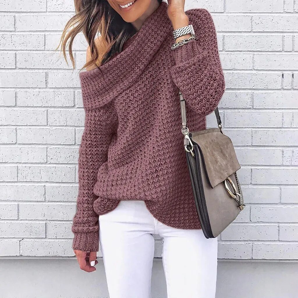 SAGACE 2020 warm Long Kintted Sweater Women Oversized Winter Pullover Female Plu