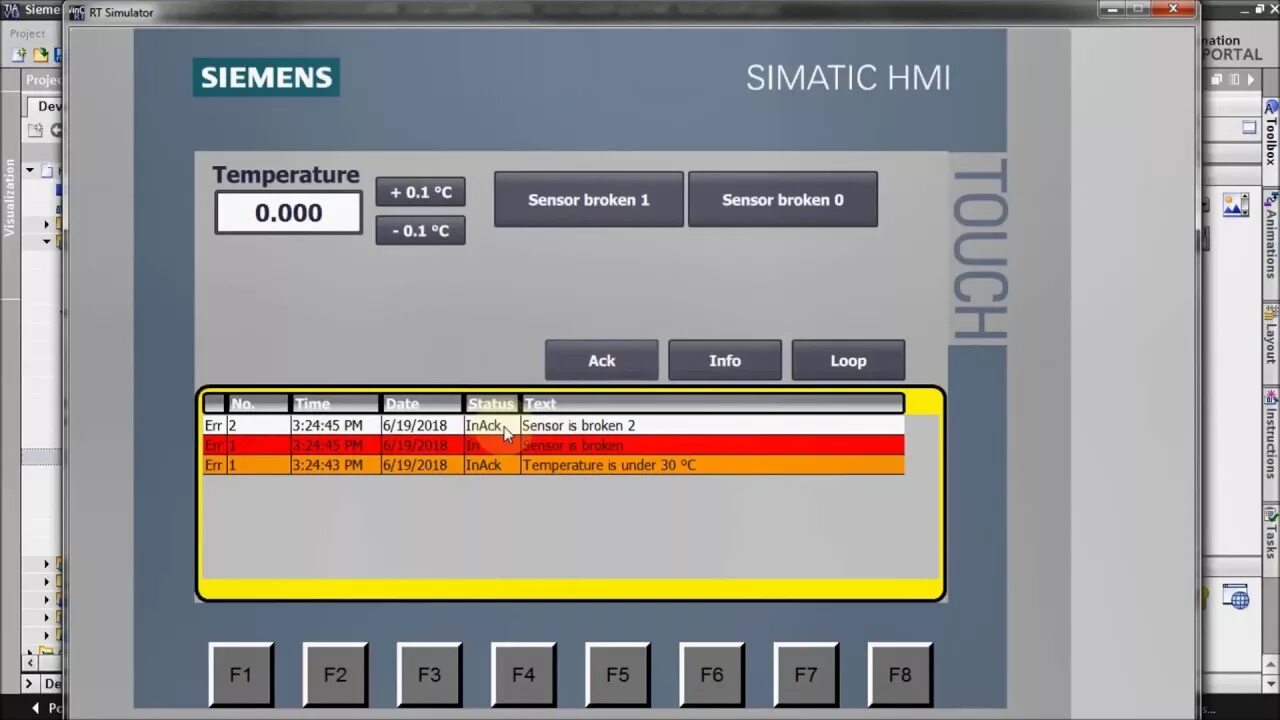 Alarm wincc. Hmi tia portal. wincc 7.5 лог ошибки. tia portal alarm classes. чми для настройки продукции.