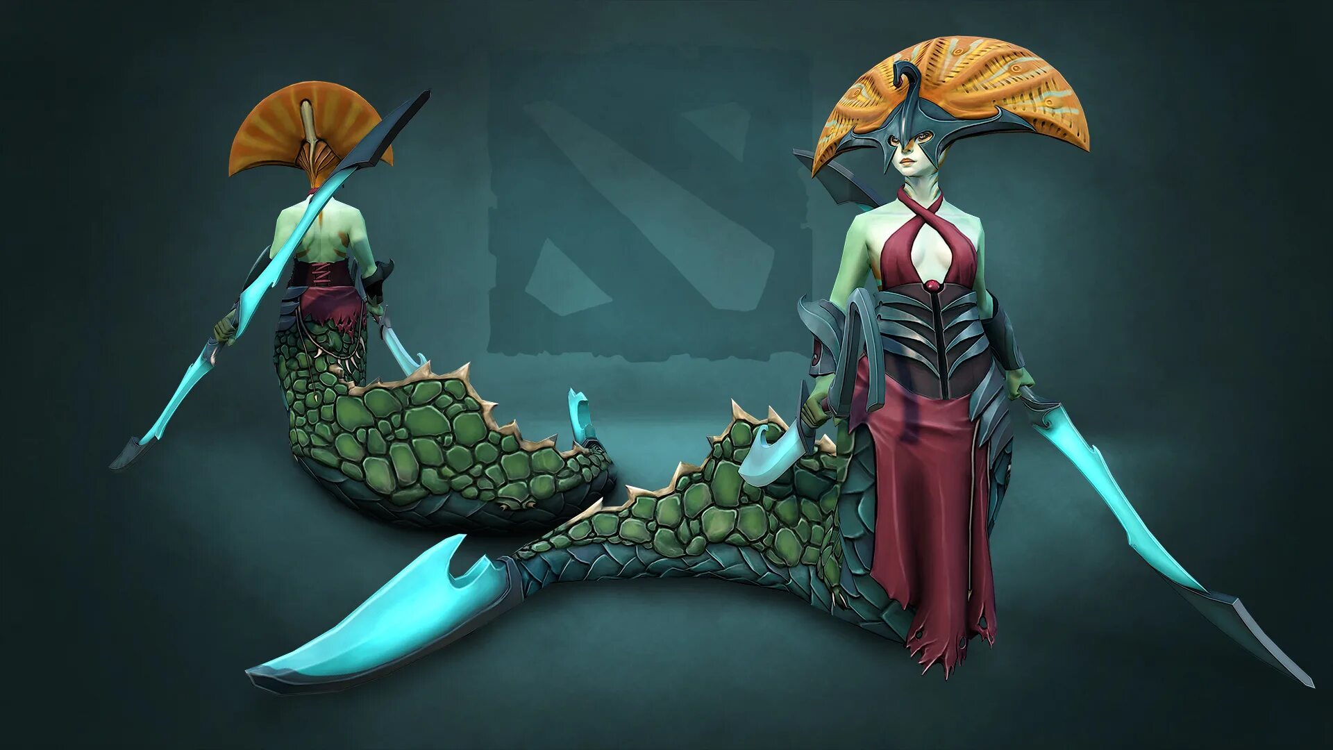 Змей дота 2. Дота Naga Siren. Naga Siren аркана. Dota 2 сирена. Naga Siren арт.