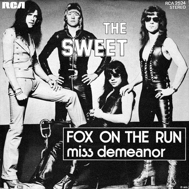 Always on the run. Sweet - fox on the run (1975). fox on the run sweet обложка альбома. sweet. sweet fox пластинка.