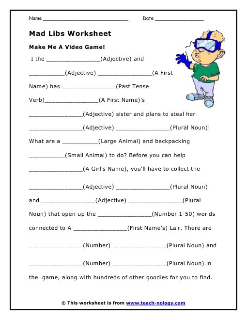 Materials exercises. Mad libs игра. Mad libs Worksheets for Kids. Writing exercises in English. Kids activities Worksheets.