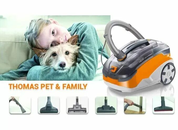 Pet family отзывы. Моющий пылесос Thomas Pet & Family.