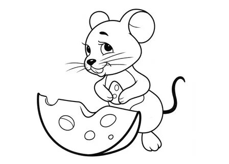 Мышка Раскраска