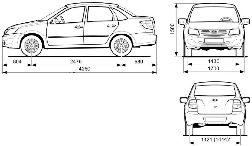 Габариты лады гранты. Габариты Лада Калина седан. Лада Калина седан чертеж. Длина Лада Калина седан. Габариты Лада Калина универсал 1.