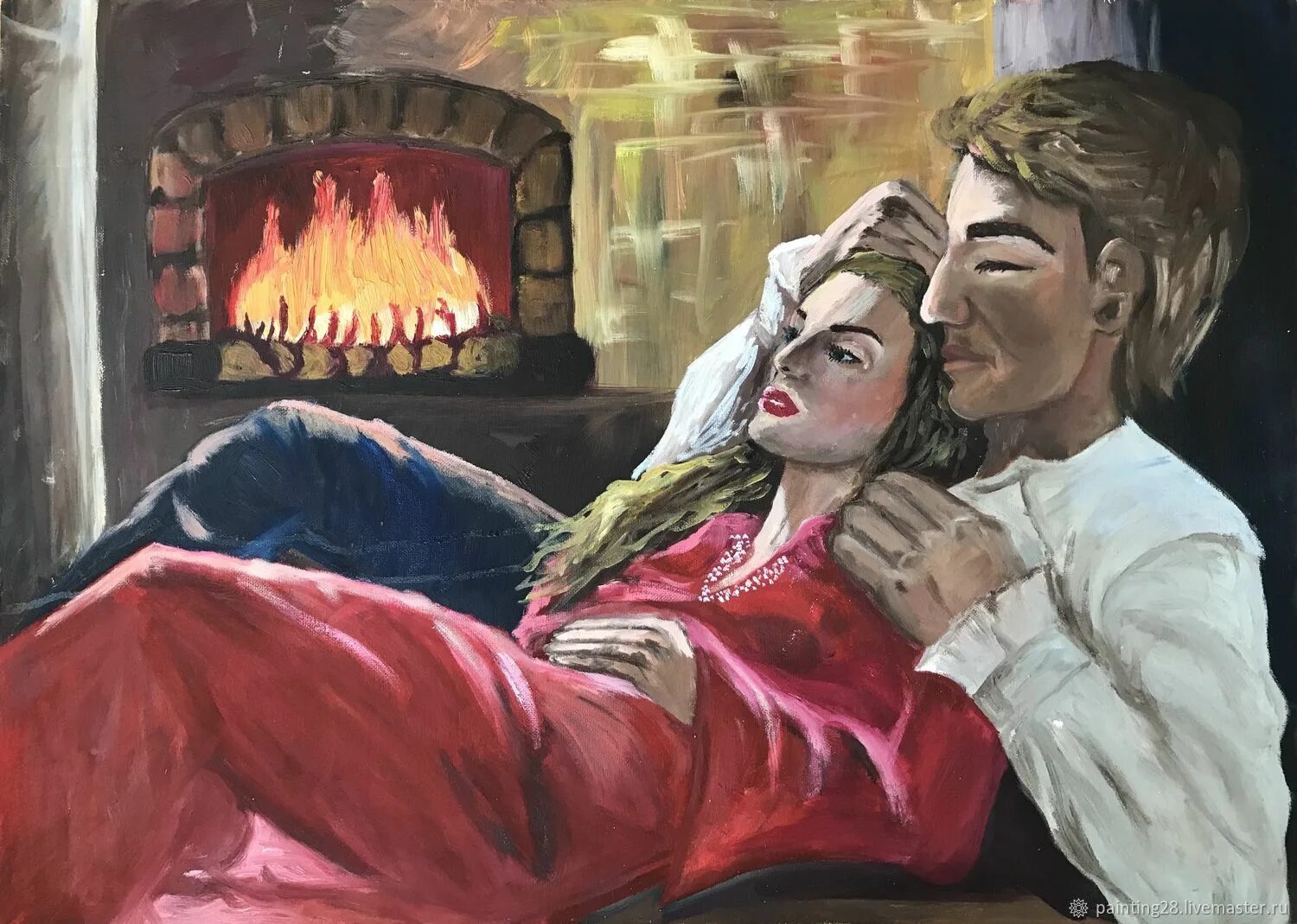 Картина очага. Домашний очаг картины. Человек у камина рисунок. Картина любовь у камина. Влюбленные у камина.