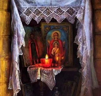 Икона в избе