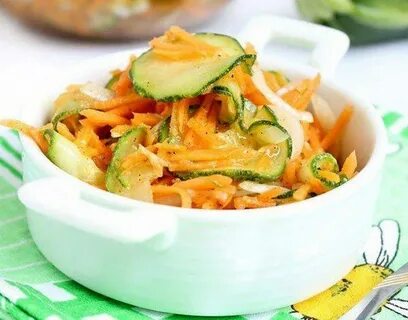 Кабачки морковь огурцы по корейски