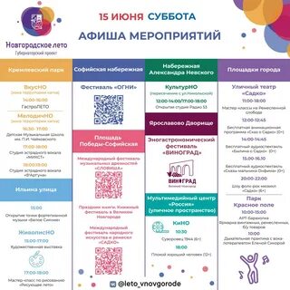 Программа дня города в великом новгороде 2024