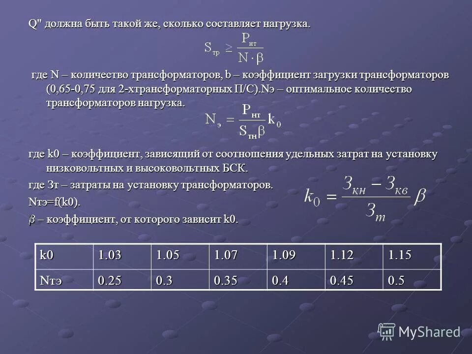 Какими должны быть нагрузки. Формула оптимальной загрузки трансформатора. Коэффициент нагрузки (загрузки) трансформатора формула. Номинальная загрузка трансформатора расчёт. Коэффициент загрузки трансформатора это определение.