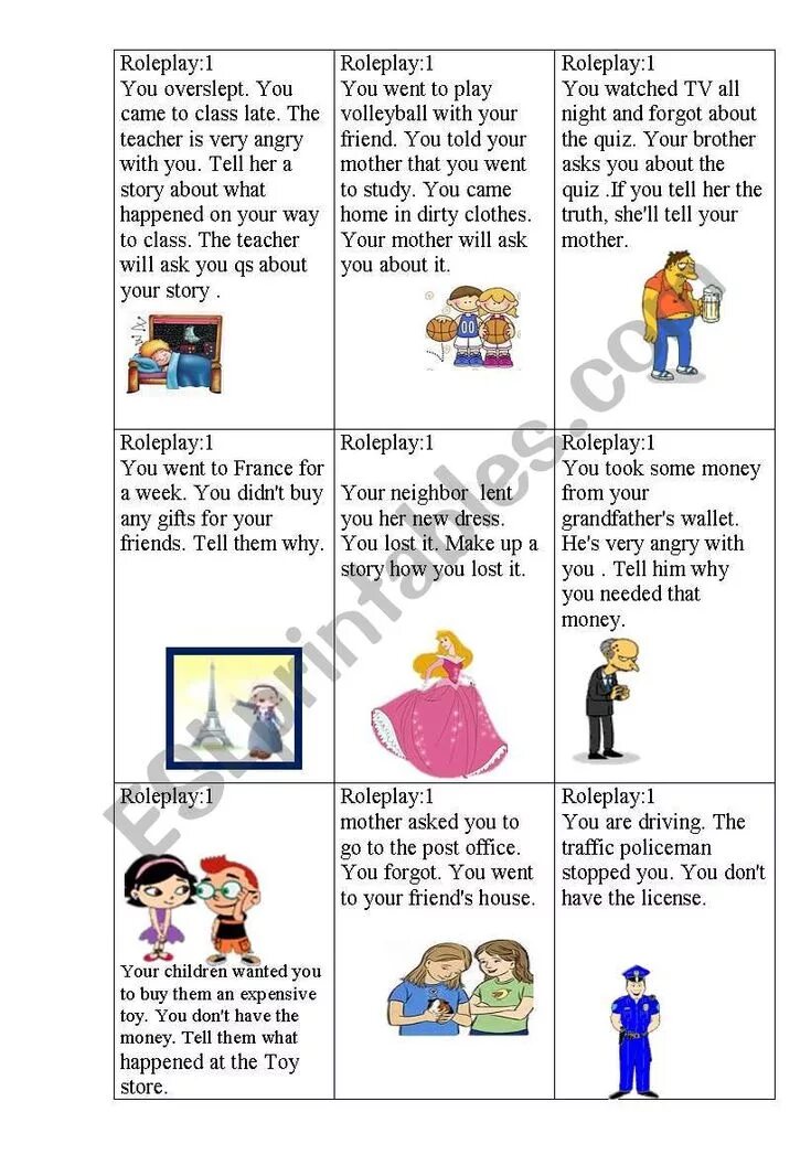 Speaking Cards Roleplay. Roleplay speaking activities. Speaking activities for Intermediate students. Speaking situations Cards. Role play dialogue