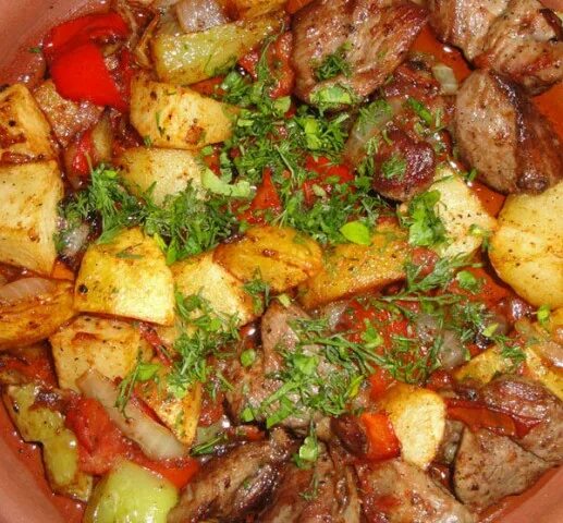 Recipe for Chicken in the pot with vegetables - Poupadou
