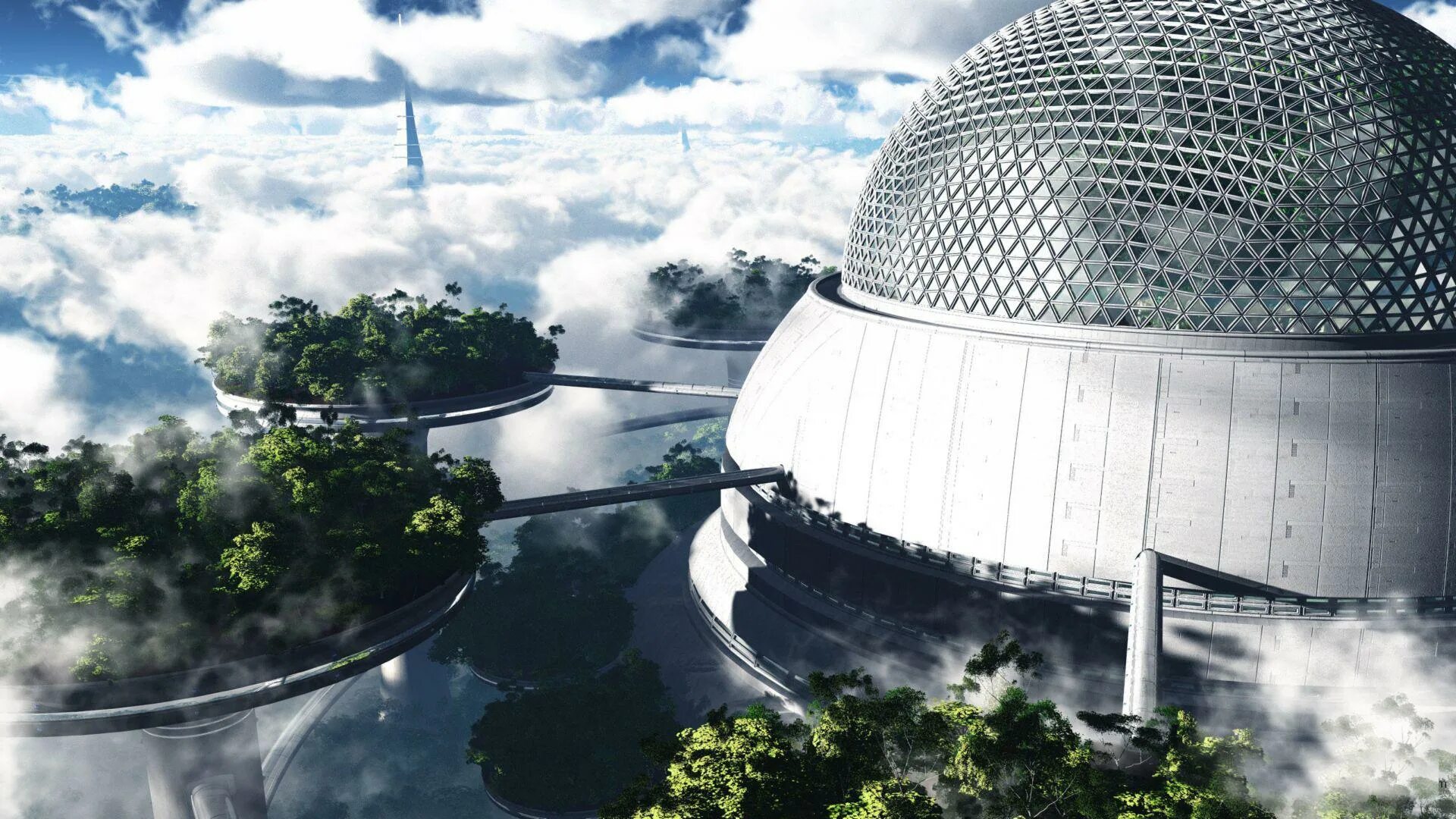 Город Шан-суи. Биодом НАСА. Малазийского «города будущего» Киберджайя. Город под куполом.
