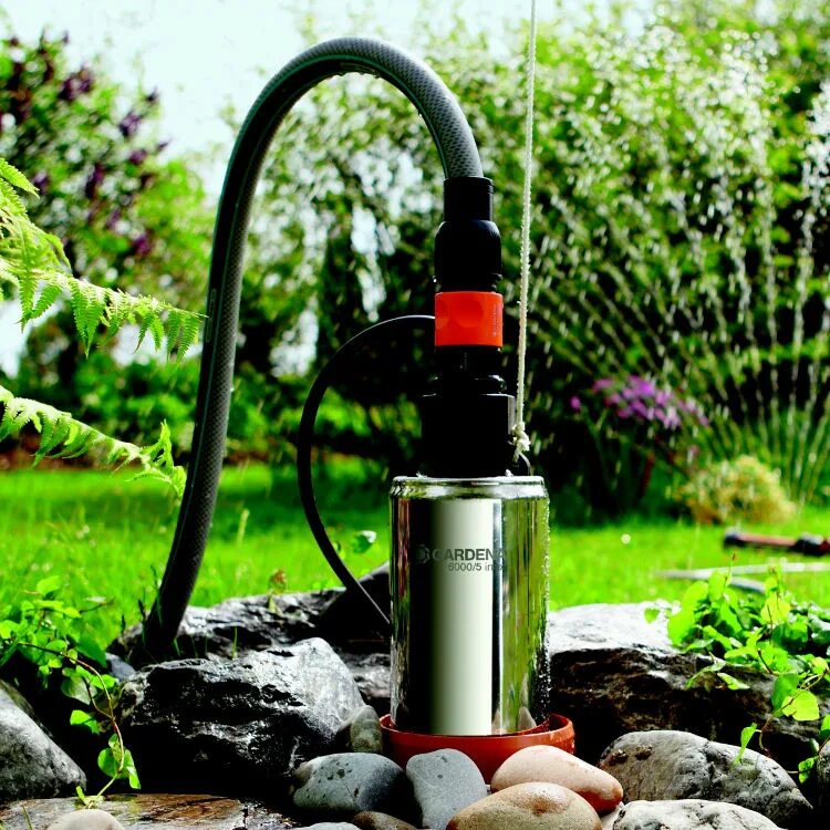 Насос для скважины какой выбрать. Скважинный насос gardena 6000/5 inox premium. колодезный насос gardena 6000/5. дренажный насос gardena 6000 sp. погружной насос высокого давления gardena 6000/5 inox premium 01492-20.000.00.