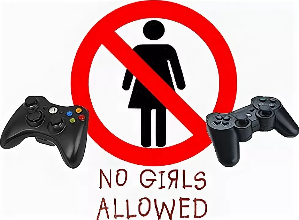 No men allowed. Not man allowed. Allow. No girls allowed.