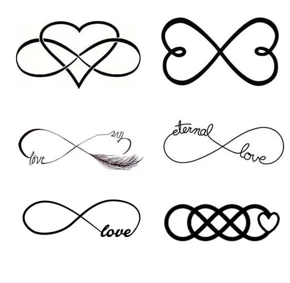 Endlessly Infinitely Endless Small Temporary Tattoo Fake Etsy Fake tattoos, Cust