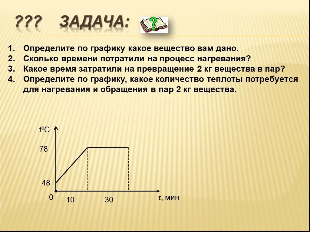 Задачи парообразование 8 класс физика с решением. Удельная теплота парообразования задачи. процесс нагревания по графику. парообразование и конденсация задачи. график парообразования и конденсации задание.