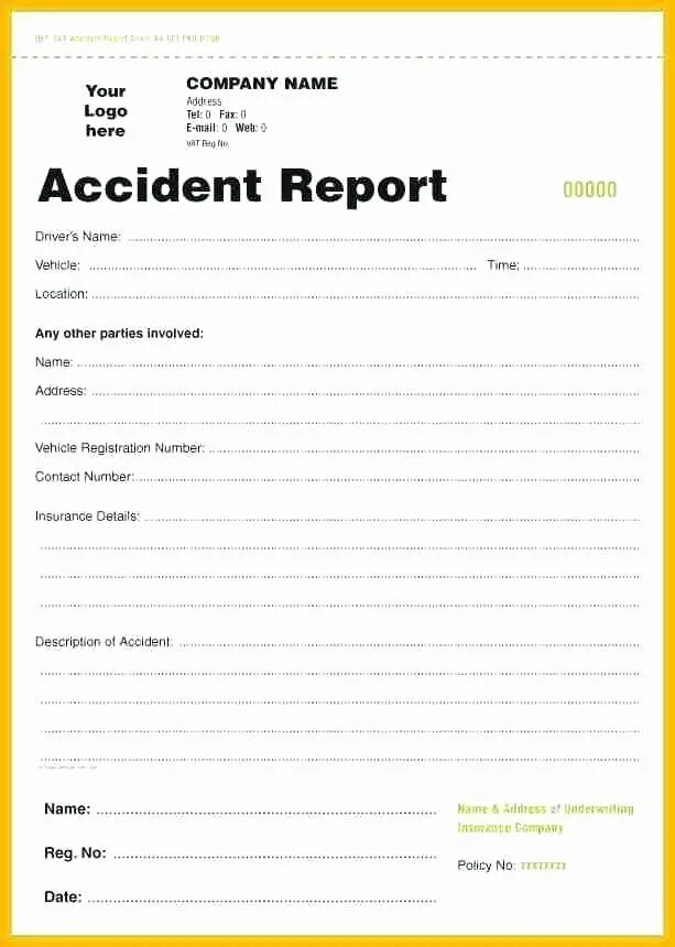 Accident Report form. Report бланк. No incident accident Report. No incident accident Report form. Report driver