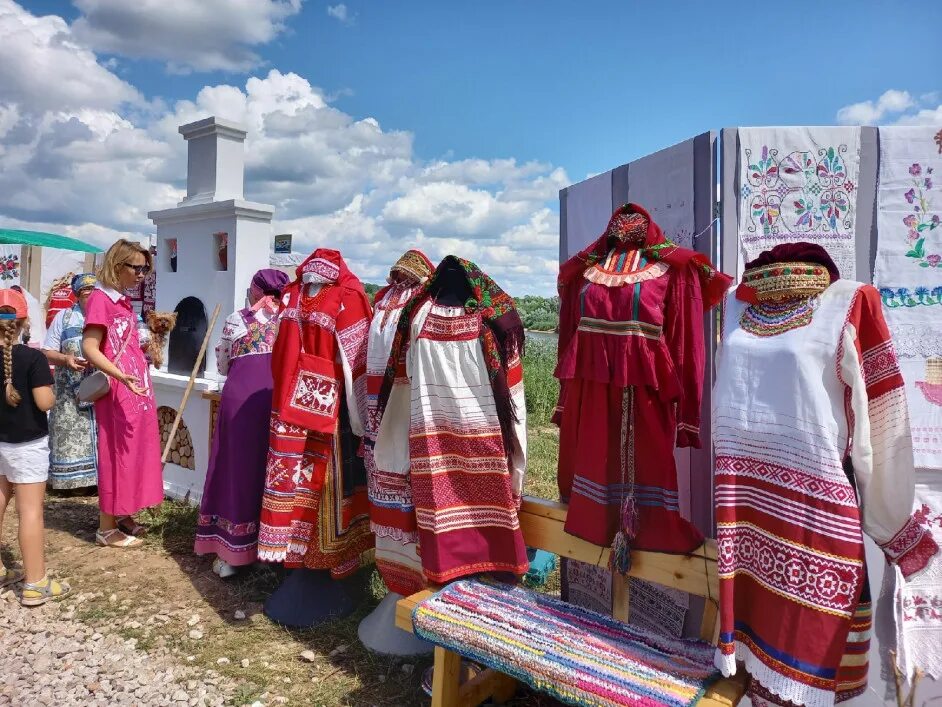 Таруса 2022. День города Таруса. Тарусская вышивка. Фестиваль в Тарусе.