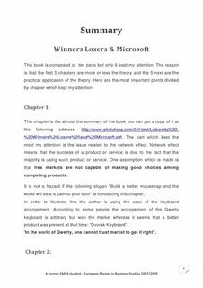 Book report example