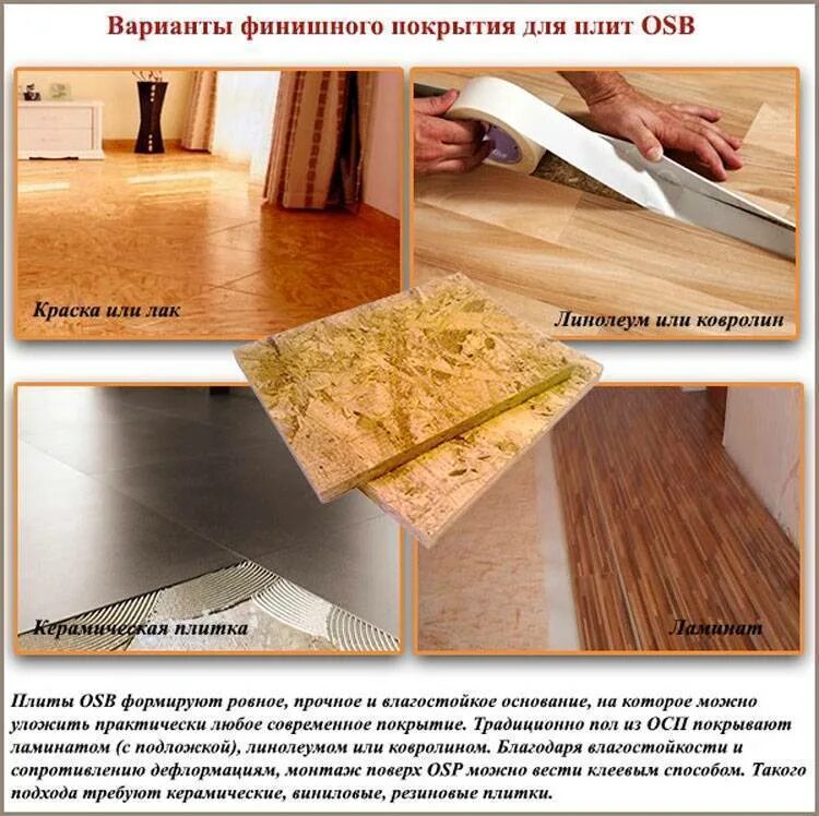 Осп стелить на пол